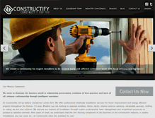 Tablet Screenshot of constructify.com